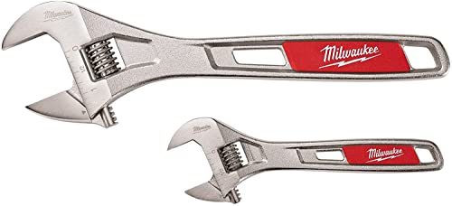 Milwaukee 48227400 Juego De 2 Llaves Ajustábles de 152.4 Y 254 mm