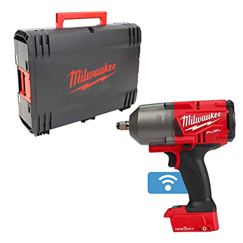 Milwaukee Atornillador de impacto inalámbrico M18 ONEFHIWF12-0X 18 V sin batería ni cargador, Rojo