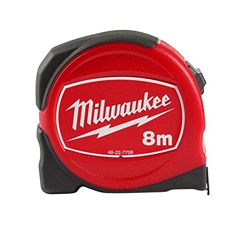 Milwaukee - Flexómetro 8m x 25mm métrica - Tape Measure S8/25-1pc