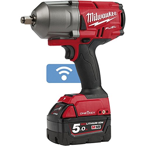 Milwaukee Fuel One Key M18 ONEFHIWF12-502X – 2 baterías 18 V 5 Ah – 1 cargador M12-18FC 4933459727