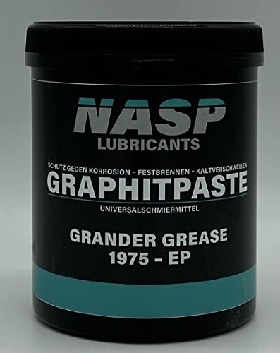 NASP® Pasta de grafito Grander Grease 1975 EP – Fabricado en Alemania, 1 kg