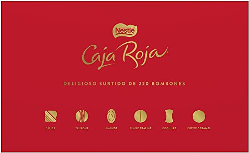 Nestlé Caja Roja Bombones De Chocolate - Caja de 2Kg