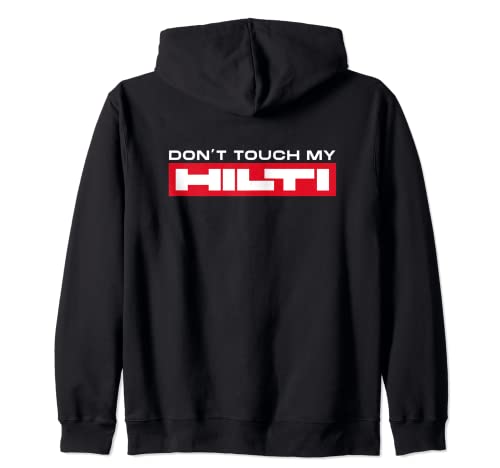 No toques mi ropa de ventilador de obra Hilti Artesano Sudadera con Capucha