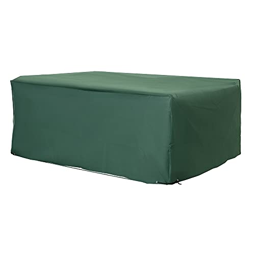 Outsunny Funda para Muebles de Exterior 245x165x55 cm Cubierta de Protección con Ojales de Aluminio y Tela Oxford para Terraza Patio Balcón Verde