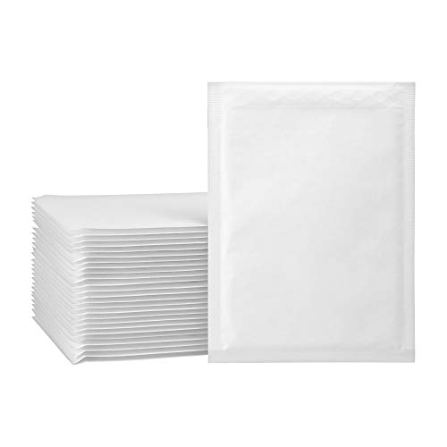 packer PRO Pack 100 sobres acolchados para envios kraft, blanco, pequeño 20 x 27,5 cm