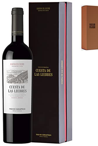 Pago de Carraovejas - Envío 24 H - Mejores Vinos de España - Enviado por Cosecha Privada (1 x Botella 75 cl, Cuesta de las Liebres)