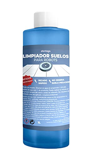 PLANTAWA Limpiador de Suelos para Robots de Limpieza - 1000ml Friegasuelos Apto para Todos Los Fabricantes, Alta Concentración Formato Ahorro, Perfume