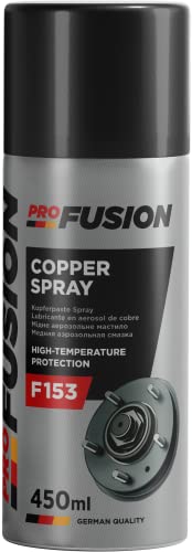ProFusion Lubricante de Cobre en Spray - Cooper Spray - Ayuda a Desmontar Las Piezas Oxidadas - Grasa de Cobre Ideal para Componentes Expuestos a Altas Temperaturas - 450 ml