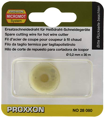 PROXXON 2228080 - Rollo hilo alambre thermocut 230/e, metal, 30 m x 0,2 mm