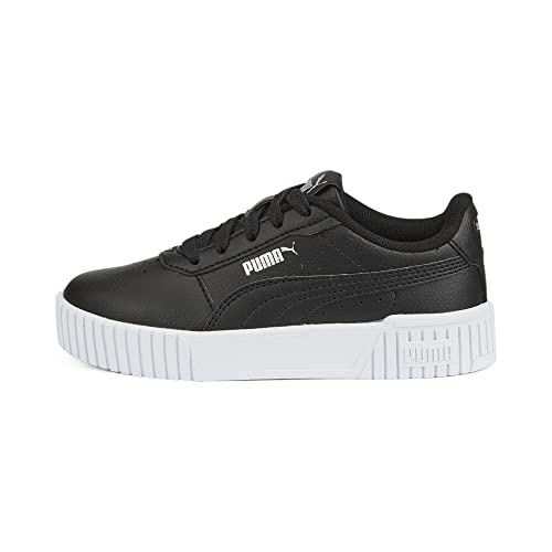 PUMA Carina 2.0 Ps, Zapatillas Niñas, Multicolor (Puma Black Puma Black Puma Silver), 32 EU