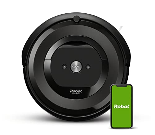 Robot aspirador con conexión Wi-Fi iRobot Roomba e6192 con 2 cepillos de goma multisuperficie - Ideal para mascotas - Sugerencias personalizadas - Compatible con tu asistente de voz - Depósito lavable