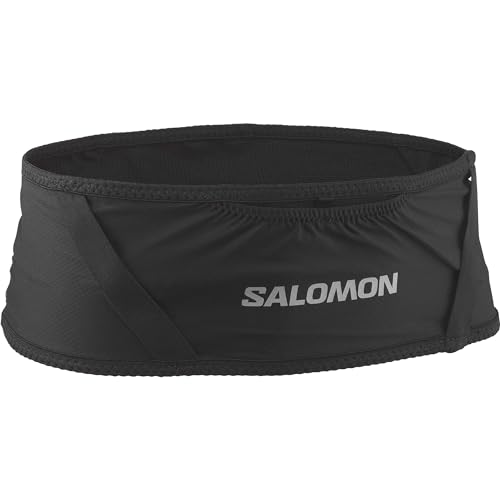 Salomon Pulse Belt Cinturón para Correr, Trekking, Unisex, Ajuste ceñido, Funcionalidad, Versatilidad, Black, S