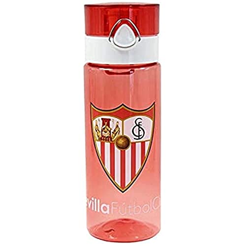 Sevilla Fútbol Club, Botella de Agua de Metal, Producto Oficial del Sevilla Fútbol Club, Capacidad 550 ml (CyP Brands)