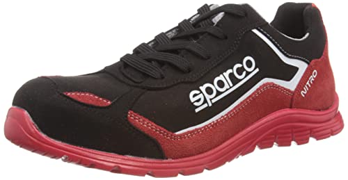 Sparco - Zapatillas Nitro S3 Rojo/Black talla 43 EU