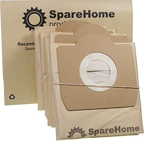 SpareHome® 10 bolsas alta resistencia para aspiradores BOSCH PAS 11-12-21-27 GAS20