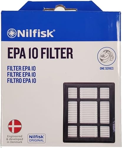 SpareHome® Filtro Hepa E10 reemplazo para aspirador Nilfisk | One series | Neo series | Coupe Neo | Coupe series|