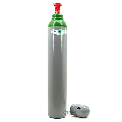 SPARTUS Botella de gas argón puro (100%) - 10 litros de gas de soldadura TIG TIG - Legalización 2,1 m3
