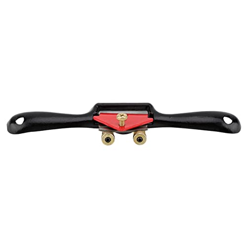 Spokeshave Cepilladora Regruesadora para Madera Electrica Mini Cepillos para Madera Ajustable con Base Plana Mano Cepilladora Cuchilla de Metal Herramienta de Mano de Trabajo de Madera