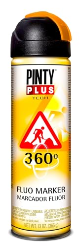 Spray marcador 360º PINTYPLUS TECH 650cc naranja T143