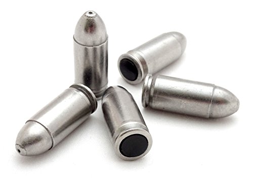 Steelworx - Tapas de acero inoxidable de 9 mm (5 unidades)