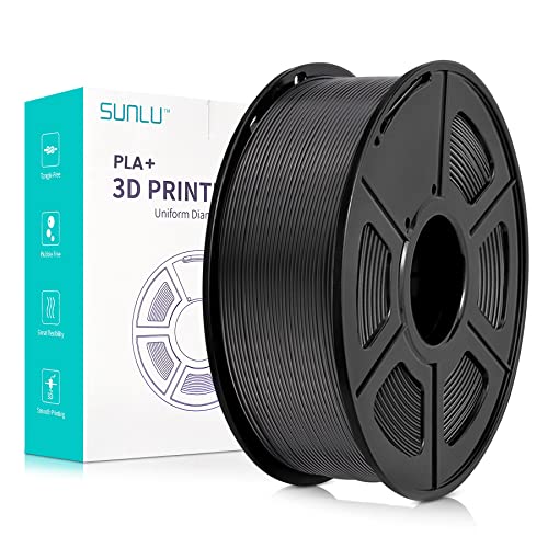 SUNLU Filamento PLA Plus para impresora 3D, filamento PLA Plus de 0.069 pulgadas, filamento 3D mejorado de dureza compatible con impresoras 3D FDM, precisión dimensional +/- 0.02 mm, carrete de 2.2