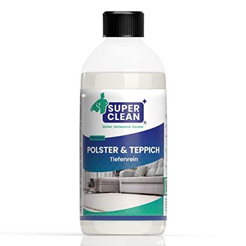 SUPER CLEAN Limpiador de tapicerías y alfombras en profundidad Limpiador concentrado, asientos de coche, sofá o sillón Contenido: 500 ml