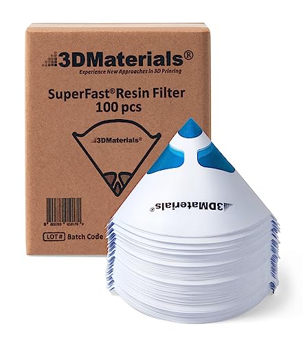 SuperFilter filtro desechable, resina para impresora 3D y colador de pintura, fabricado en Corea por 3DMaterials (100)