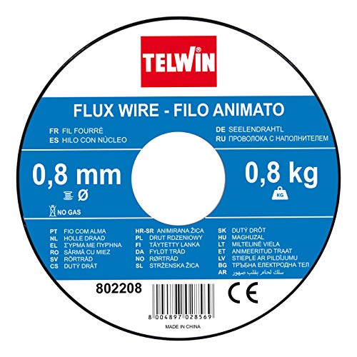 Telwin Bobina Hilo de halma FLUX, 0.8mm -0.8 kg para soldar
