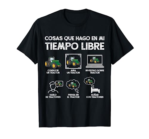 Tractor Hombres Niño Granjero Agricultor Camiseta