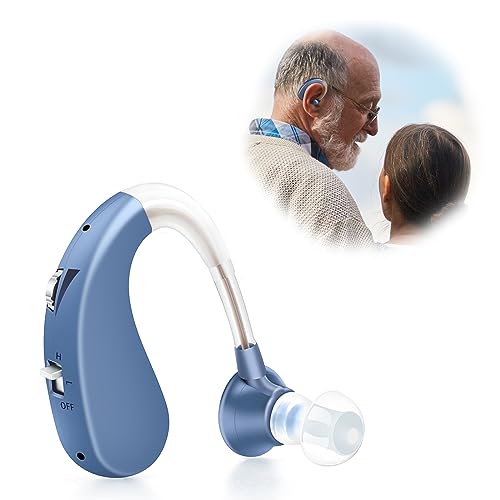 Tryzdin equipo auditivo para ancianos, volumen ajustable, mejora la audición de los ancianos y mejora la calidad de vida