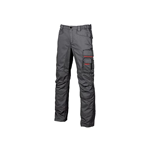 U-POWER Smile - Pantalón (algodón, poliéster talla 48), color grey meteorite