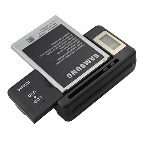 Universal Externa Teléfono Móvil Batería Cargador de Escritorio Kit Puerto USB Pantalla LCD
