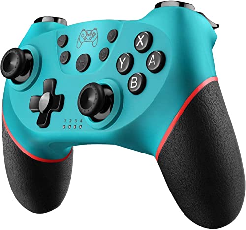 UPGRADE Mando para Switch, Mandos Switch Inalambricos para Switch/Switch Lite/Switch OLED con Wake Up, Mando Pro Controller Mando pc con Gyro Axis/Dual Shock/ Función Turbo y Captura de pantalla