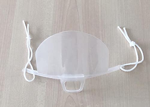 various facial Boca Visera pantalla Cubierta de boca transparente anti-salpicaduras reutilizable Hosteleria Transparente Plástico Cocina para Restaurantes, Hotel