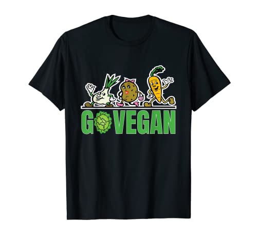 Vegetarian Go Vegan Diet Pro-Animal Camiseta