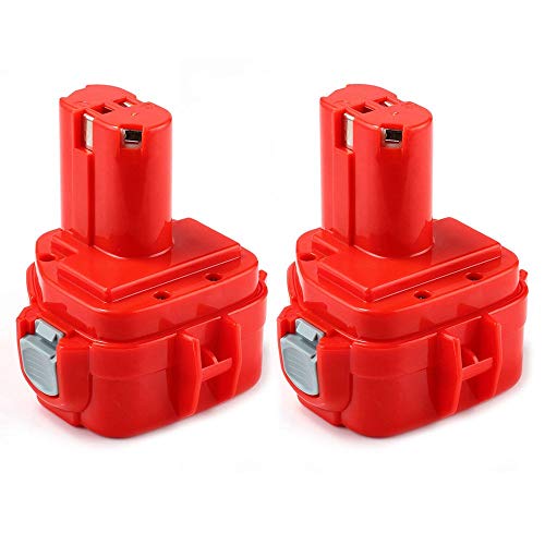 Venghts 2Packs PA12 para Makita 12V 3.0Ah Batería de Repuesto 1220 1222 1233 1200 1234 1235 1235B 1235F 1235A