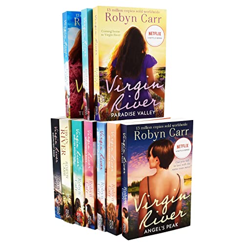 Virgin River Series Books 1 - 10 Collection Set by Robyn Carr (Virgin River, Shelter Mountain, Whispering Rock, Second Chance Pass, Temptation Ridge & MORE!)