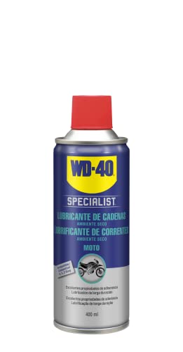 WD-40 34785 Specialist Motorbike, Lubricante de Cadenas Ambiente Seco- Spray, 400 ml