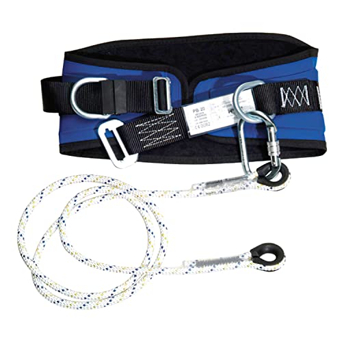 WOLFPACK LINEA PROFESIONAL - Cinturon Seguridad con Cuerda y Mosquetón