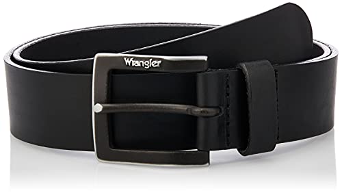 Wrangler Kabel Buckle Cinturón, Black 100, Hombre