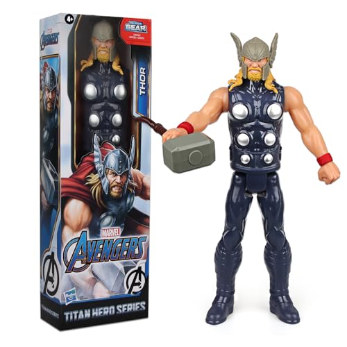 Xingsky Figuras Thor, juguetes Thor, figuras de Mar-vel Aveng-ers, 30 cm, juguetes de los Aveng-ers para niños a partir de 3 años