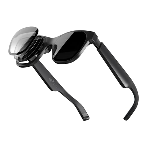 XREAL Air 2 Pro AR Glasses, lo Último en Pantallas portátiles con Control de inmersión de 3 Niveles, 75g 120Hz 1080P, Gafas Inteligentes, Ideal para Juegos, Streaming y Trabajo