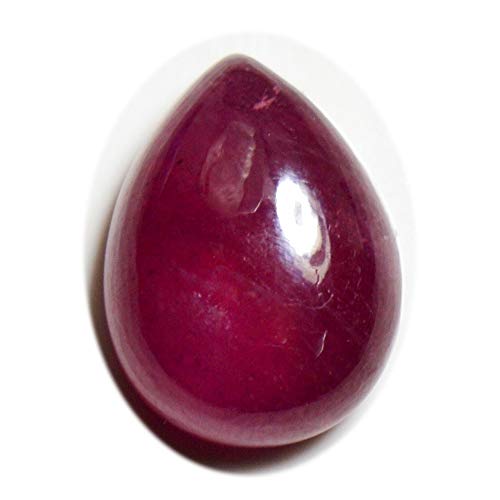 55Carat Piedra preciosa suelta natural rubí 3 CT pera corte piedra al por mayor tasa de nacimiento de julio para la fabricación de joyas, Rubí natural
