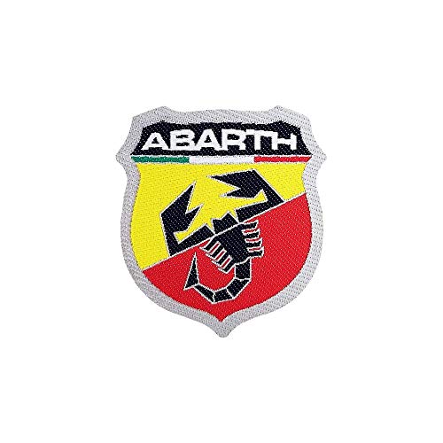 Abarth 4R Quattroerre.it 21560 Parches Adhesivos Oficiales Escudo, 48 x 51 mm