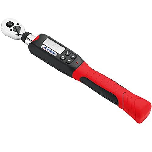 ACDelco ARM601-3 3/8” Digital Torque Wrench (5-50 Nm) with Buzzer, LED Flash Notification, Protective Case & ISO 6789 Standards with Certificate of Calibration