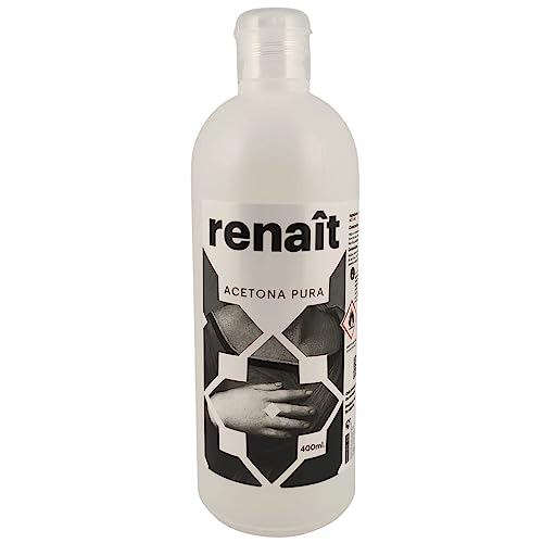 Acetona pura Renaît 400 ml. Removedor para esmaltes en gel UV