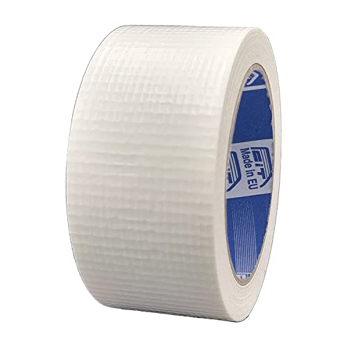 ACIT Cinta americana blanca universal perfecta para reparaciones, bricolaje, aislante 50 mm x 25 metros