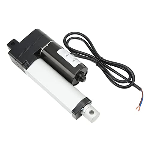 Actuador Lineal Eléctrico Actuador de Movimiento Lineal 100 Mm de Espesor 3000N Amplia Aplicación Aleación de Aluminio ABS de bajo Ruido para sofá (12V)