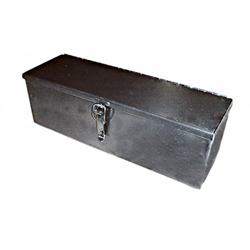 Ama Caja de herramientas: caja de herramientas vacía de chapa, doblada y soldada, medidas 300x200x150 mm