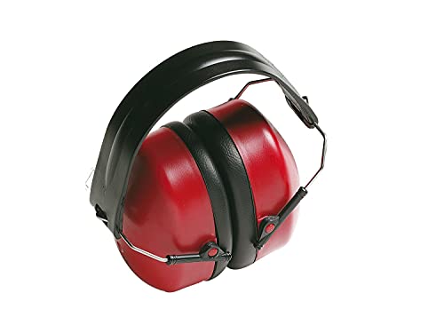 Amig - Auriculares Plegables Rojos Protectores Auditivos de Atenuación para Nivel de Ruido Medio - Alto · 30 dB. | Muy Cómodos, Adecuados para Uso Profesional o Doméstico